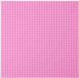 Base di costruzione rosa per cubi 40x40 cm
