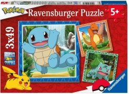 Puzzle Ravensburger Pokémon 3x49 pezzi