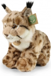 Rappa lince di peluche seduta 27 cm eco-friendly