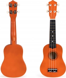 Ukulele in legno per bambini con 4 corde in nylon ECOTOYS