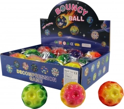 Palla rimbalzante arcobaleno 7 cm