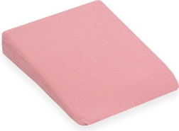 Federa in mussola per cuscino a cuneo per bambini New Baby Standard 30 × 37 cm, rosa