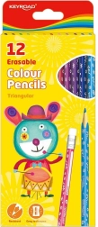 Pastelli Keyroad triangolari cancellabili 12 colori