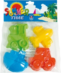 Set di formine per la sabbia Mezzi di trasporto