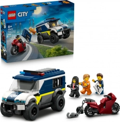 LEGO City furgone della polizia per il trasporto dei prigionieri