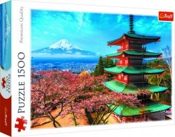 Puzzle Trefl 1500 pezzi – Pagoda e Monte FUJI, Giappone