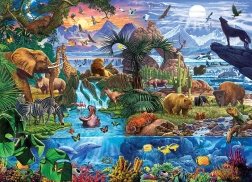 EUROGRAPHICS Puzzle Animali del mondo 5000 pezzi