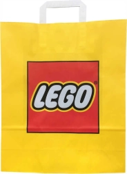 Borsa regalo in carta promozionale Lego gialla 34 × 35 cm - 1 pezzo