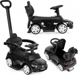 Monopattino senza pedali con asta di guida MERCEDES C‑Class con volante interattivo – nero