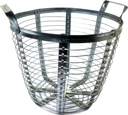 Cestino portarifiuti in filo metallico 30 l