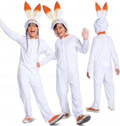 Costume per bambini POKEMON Scorbunny kigurumi 126–136 cm (7–8 anni)
