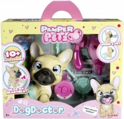 Figura Pamper Petz Set Veterinario