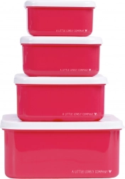 Set di quattro scatole per snack Ciliegia di A Little Lovely Company