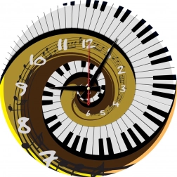 puzzle orologio ritmo del tempo 570 pezzi con cornice