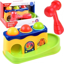 Banco martella e palline colorato per bambini