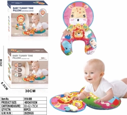 Cuscinetto sensoriale per i più piccoli giraffa con pendenti removibili