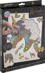 Puzzle in Legno Unicorno 137 Pezzi