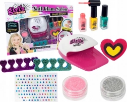 set per la cura delle unghie con asciugatrice LED