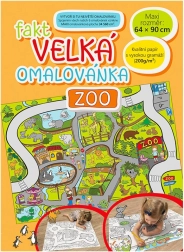 grande libro da colorare zoo