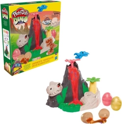 Play-Doh Dino Crew isola di lava con vulcano e ovetti HydroGlitz