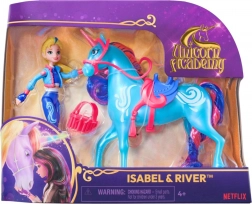 Figurina Unicorn Academy Bambola Isabel e Unicorno River