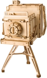 RoboTime puzzle 3D in legno macchina fotografica storica