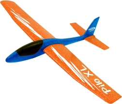 Aliante in schiuma da lancio Pilo XL – Arancione-blu