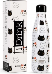 Borraccia termica per amanti dei gatti 500 ml