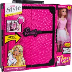 Mega set guardaroba con bambola