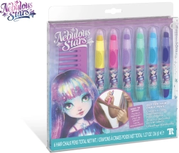 Penne glitter per capelli Nebulous Stars - 6 pezzi