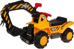 Escavatore a pedali di plastica per bambini