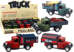 Furgoncino in metallo con porte apribili, luci e suoni