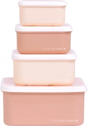 Set di quattro contenitori per snack A Little Lovely Company – Farfalle