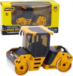 Rullo stradale in metallo HUINA 1:50 giallo