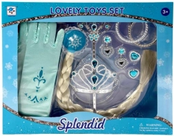 Set di gioielli Plejo per principessa con lunga treccia