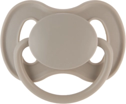 Ciuccio in caucciù ciliegina NUDE 6–18 mesi beige