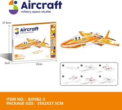 Aereo da caccia in polistirene con alimentazione