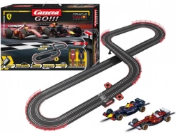 Pista elettrica Carrera GO Champion’s Racing con F1 FERRARI e RED BULL, 4,3 m