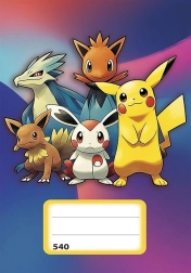 Quaderno A5 senza righe con personaggi animati