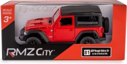 Modello auto JEEP Wrangler Rubicon 2021 soft top 1:35 – rosso
