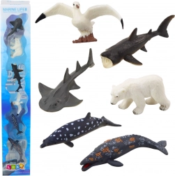 Set Miniature di Animali Marini 6 pezzi Vita Marina