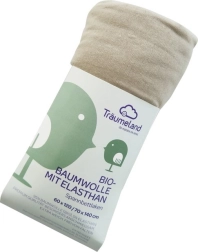 Lenzuolo Träumeland in cotone biologico con elastan uni antracite