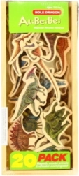 Magneti in legno dinosauri 20 pz
