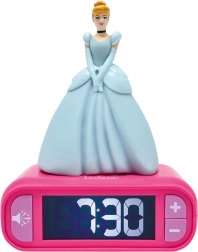 Sveglia con luce notturna 3D Disney Principesse Cenerentola