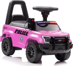 Giocattolo da cavalcare con megafono rosa