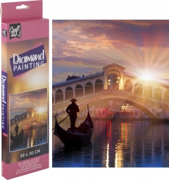 Diamond painting GRAFIX Ponte di Rialto 30 × 30 cm