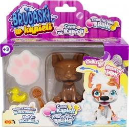 Set bonus Brudaski nel bagnetto – cagnolino Boston bianco-giallo
