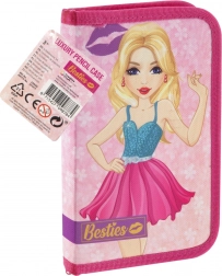 Astuccio scolastico con attrezzatura Besties