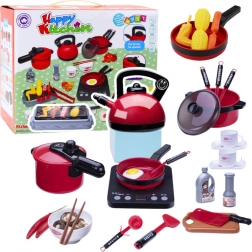 Set cucina per bambini con accessori, 36 pezzi