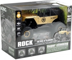 Auto telecomandato Jeep R/C 1:18 oro